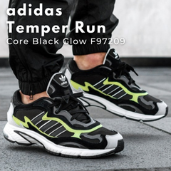 28.5cm アディダス オリジナルス テンパー ラン adidas Temper Run Core Black Glow F97209