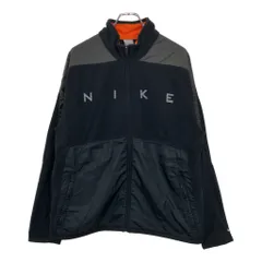 00年代 NIKE ナイキ フリースジャケット スポーツ ブラック(メンズ L)中古 古着 U4428