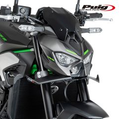 Puig 22446J DOWNFORCE NAKED FRONTAL SPOILERS  [MATT BLACK] KAWASAKI Z900(25-)  プーチ フロントダウンフォース ネイキッドスポイラー