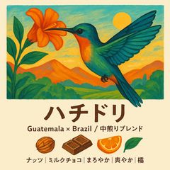 コーヒー】ハチドリブレンド 150g（ミルクチョコとナッツ