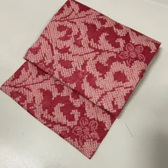 MK-1119 付下げ 松 紅葉 藤 刺繍 鹿子絞り 小麦色