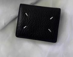 男女兼用　Maison Margiela メゾンマルジェラ 二つ折り財布 ブラック
