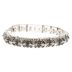 CHROME HEARTS (クロムハーツ) PYRAMID PLS LNK 3/8 ピラミッドプラスリンク シルバーブレスレットのサムネイル