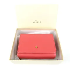 ノジェス 三つ折り財布 小銭入れあり ミニ財布 ブランド ウォレット レディース ピンク NOJESS 【中古】のサムネイル
