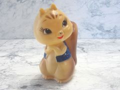 昭和レトロ サイギン リコちゃん 貯金箱 埼玉銀行 ヴィンテージ 太田じろう ソフビ人形 【中古】MN1035NAK【Shops 匿名配送】