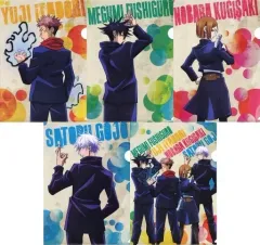 【中古】クリアファイル 全5種セット オリジナルA4クリアファイル 「呪術廻戦×セブンイレブン」 対象商品購入特典