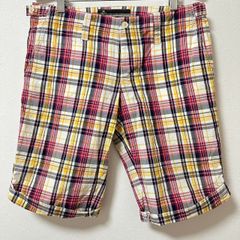 Stussy チェック柄 ショートパンツ 34インチ - メルカリ