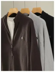 ポロ メンズ 季節の変わり目 ジップアップ ニット カーディガン 秋 ヴィンテージ (4COLOR) 正規品