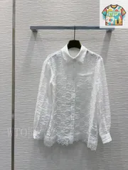 【今日WTO】Gucci 2025SS ミニマルな透視シャツ-CY58