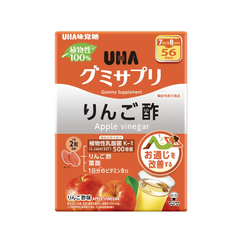 UHA グミサプリ リンゴ酢 112粒