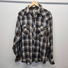 Wrangler 長袖シャツ ネルシャツ 薄手 ヴィンテージ メンズ 古着 M-C-452