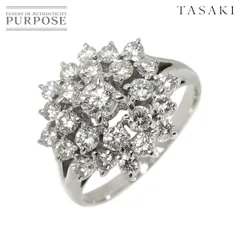 タサキ TASAKI 750 WG 天然ダイヤモンドリング 1.31ct