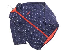 adidas アディダス NEO ネオ ドット 花柄 ウィンドブレーカー ジャケット sizeS/紺 ■◇ レディース