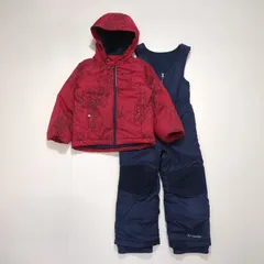 ジュニア スキーウェア上下セット SY1092 レッド XXS