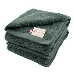 今治タオル リアン フェイスタオル 2枚セット アイランドグリーン ふわふわ 柔らかい 今治ブランド 高吸水 中厚手 高級 無地 甘撚り 日本製 国産