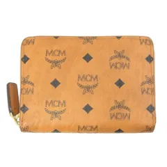 MCM エム・シー・エム MYLAAVI03 CO001 ヴィセトス モノグラム ラウンドジップ コンパクト ウォレット ミニ財布 ライトブラウン系【極上美品】【中古】のサムネイル