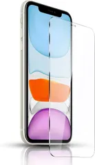 JACRON iPhone 11 / XR ガラスフィルム 1枚 ラウンドエッジ加工 アイフォン 6.1インチ 硬度9H 耐衝撃 気泡防止 強化ガラス 液晶 保護フィルム貼り付け簡単 自動吸着 撥水撥油 指紋防止(SDL-ICDS-692)
