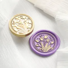 ☆ チューリップ ☆ シーリングスタンプ ヘッド ykstphead1 シーリングスタンプ ヘッド シーリングスタンプ用ヘッド シーリングスタンプヘッド スタンプ はんこ ハンコ 付け替え 付替え 封蝋 封ろう シール 便箋 手紙 封 封筒 招待状 ギフト