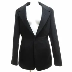 ボッテガヴェネタ BOTTEGA VENETA 美品 Slim Fit Blazer スリムフィットブレザー テーラードジャケット カシミヤ100％ 2B 本切羽 半裏 サイドベンツ ノッチドラペル 裏地シルク 黒 ブラック 40 約Mサイズ