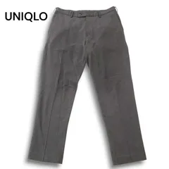 23AW★ UNIQLO ユニクロ 秋冬 ヒートテック★ テーパード スラックス パンツ Sz.88cm メンズ 灰 グレー