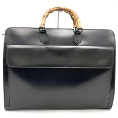 【専用出品のため購入不可】GUCCI ブラック レザービジネスバッグ ジャンボ GG ミディアム ブリーフケースブラック レザー | GUCCI公式