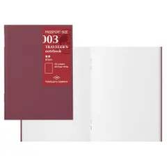 新品 トラベラーズカンパニー リフィル 無罫 MD用紙 3冊パック パスポートサイズ 14370006