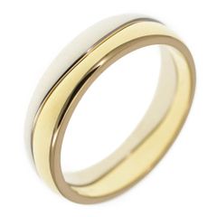カルティエ CARTIER ラブミー リング サイズ57/JP17 K18YG/WG 2個セット レディース S#138577
