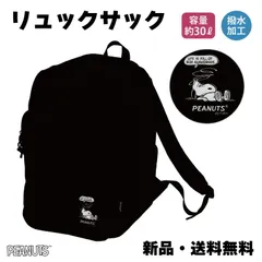 スヌーピー リュック 鞄 かばん バッグ  75th PEANUTS SNOOPY デイバッグ バックパック スヌーピー リュックサック ブラック 129680