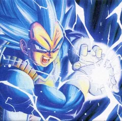 【中古】キャンバスボード・キャンバスアート 超サイヤ人ゴッド超サイヤ人ベジータ キャンバスボード ABURART-アブラート- 「一番くじ ドラゴンボール ULTIMATE VARIATION」 I賞