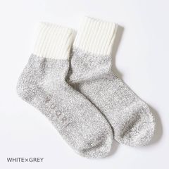 YUQRI ユクリ comfy pile double rib 2 panel コンフィーパイルダブルリブ2パネル 123500004 靴下 ソックス 抗菌防臭 消臭 制菌 ユニセックス レディース メンズ 新品 国内正規品 【サイズ / S：22-24cm】