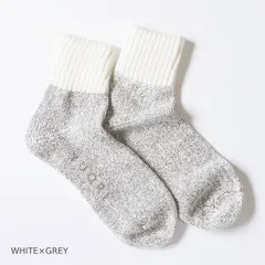 YUQRI ユクリ comfy pile double rib 2 panel コンフィーパイルダブルリブ2パネル 123500004 靴下 ソックス 抗菌防臭 消臭 制菌 ユニセックス レディース メンズ 新品 国内正規品 【サイズ / S：22-24cm】