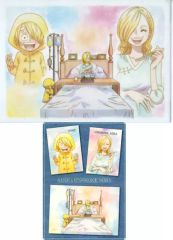 [중고] 클리어 파일 산지 & 솔라 A4 클리어 파일 & 스티커 세트 [이치 반 쿠지 원피스 이모셔널 스토리 2] H 상