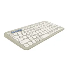ロジクール ワイヤレスキーボード PEBBLE KEYS 2 K380sGY 薄型 軽量 415g 小型 Bluetooth Logi Bolt ワイヤレス 無線 キーボード Easy-Switch 日本語配列 電池寿命36ケ月 Windows Mac i
