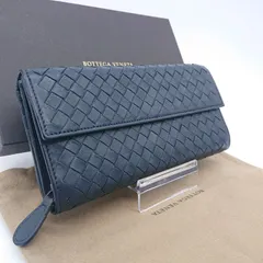 2024年最新】bottega veneta 長財布 ネイビーの人気アイテム - メルカリ