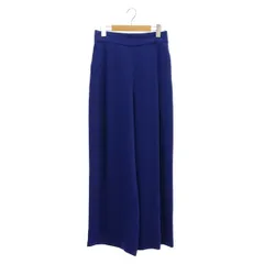 ソージュ　サイドタックワイドパンツ　ブルー　L サイドタックワイドパンツ - SOÉJU online store｜上質な大人の