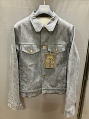 【ZZZ】LOUISVUITTON ルイヴィトン デニムジャケット RM221Q E53 HLA55W サイズ48 MK9779　Gジャン　エンボスモノグラム