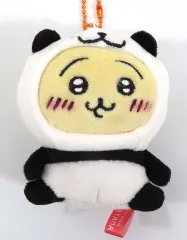 【中古】雑貨 うさぎ(パンダ) ぬいぐるみキーチェーン 「ちいかわ なんか小さくてかわいいやつ」 和歌山限定