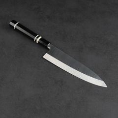 出刃包丁 尺（刃渡り300mm）普通表面仕上げ 本刃付け 八角柄（購入時