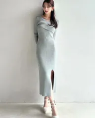 ダブルクロスニットワンピース RESEXXY リゼクシー 152510303901