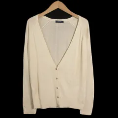 プーラフリーム pour la frime カーディガン ニット Vネック アイボリー