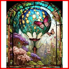 【★人気商品★】viervido ダイヤモンドアート キット 5D ダイヤモンド塗装キット モザイクアート DIY ダイアモンドビーズ絵画キット 手作り絵画 手芸キット 全面貼り付けタイプ