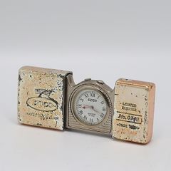 1119】☆希少☆ ZIPPO Ⅺ タイムタンク ビンテージ ポケットクロック