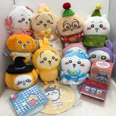 02w11785 ちいかわ プライズ ぬいぐるみ その他 まとめ売り 約16点 エニマイくじ E賞 キャンドル カメラ型ライト クレープくじ 他【中古品】