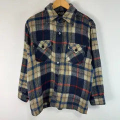 90s ウールシャツ　長袖　長袖シャツ　ネルシャツ　古着　アメカジ　ストリート　グランジ