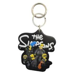 BALENCIAGA (バレンシアガ) 22SS×The Simpsons シンプソンズ レザーキーホルダー ブラック 678769のサムネイル