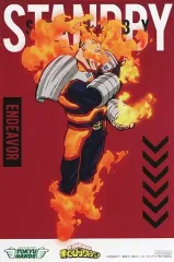 【中古】ポストカード エンデヴァー ポストカード 「僕のヒーローアカデミア THE MOVIE ワールド ヒーローズ ミッション 公開記念フェアin 東急ハンズ×文房具カフェ」