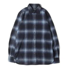TOM FORD トムフォード シャツ サイズ:40 22AW オーバーチェック フランネル 長袖 シャツ OVERCHECK LEISURE SHIRT 4FT750 94R1JE オンブレ ブルー トップス カジュアルシャツ ブランド 【メンズ】のサムネイル
