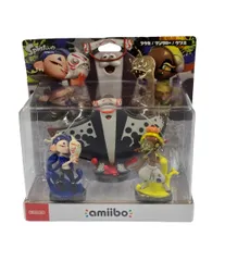 美品 ニンテンドーSwitch周辺機器 スプラトゥーン3 amiibo すりみ連合 フウカ ウツホ マンタロー ニンテンドー