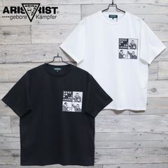 新品 メンズ ARISTRIST アリストトリスト 蝶野 正洋 半袖 Tシャツ 半袖Tシャツ ティーシャツ プロレス イラスト 4コマ プリント ビンタ ガッデム ユニセックス レディース 笑ってはいけない 白 ホワイト黒 ブラック