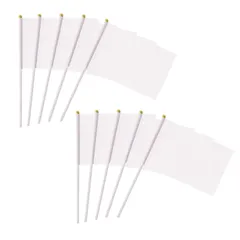 【新着商品】応援フラッグ 無地手旗 ミニ 手作り旗 スポーツ観戦 手持ち旗 応援 イベント ZERONOWA (20)